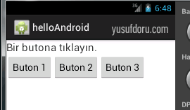 android-olay-dinleyici-ornek